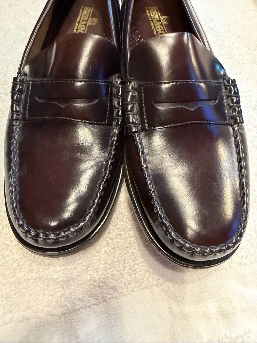 Sebago polished leather